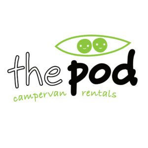 The Pod Rentals business logo in full colour.