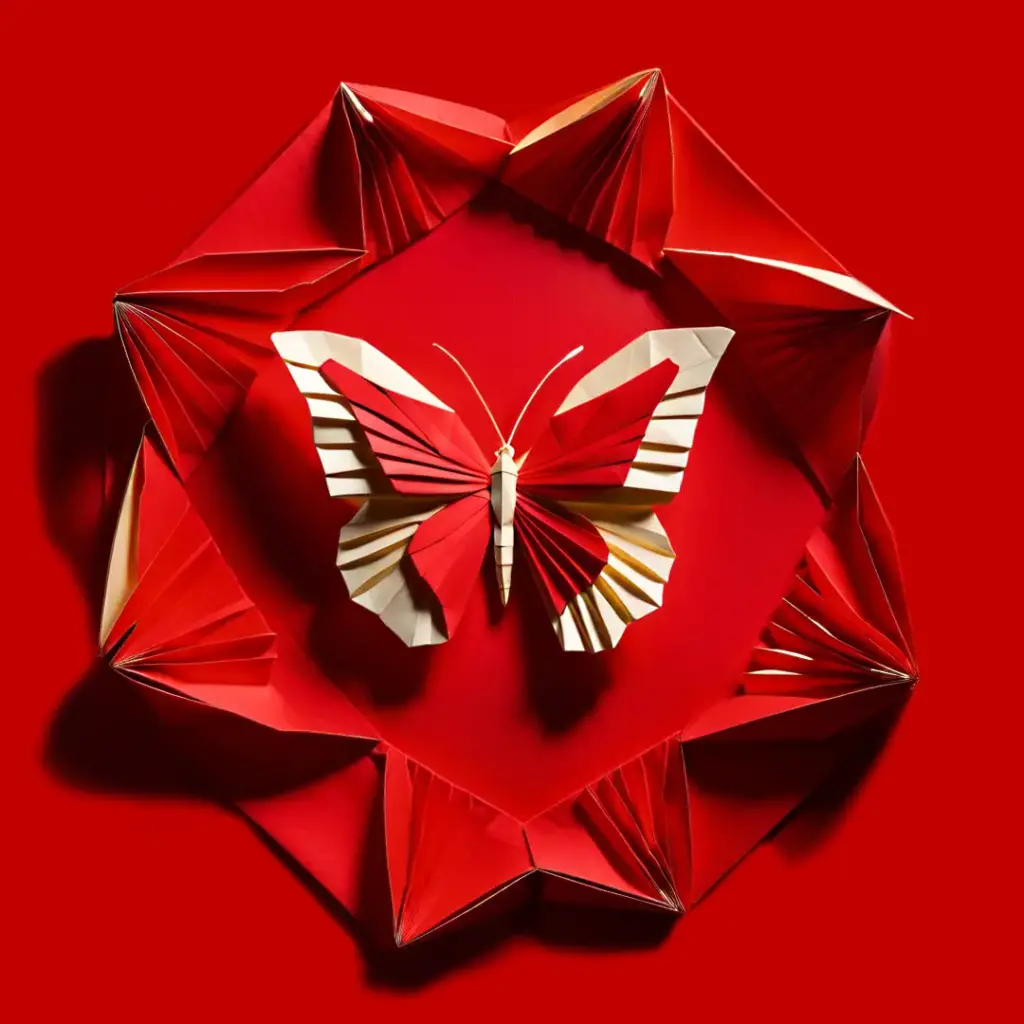 An origami image of a unfolding butterfly as a metaphor of Strategic Outcomes — Business Owner Brand Transformations.