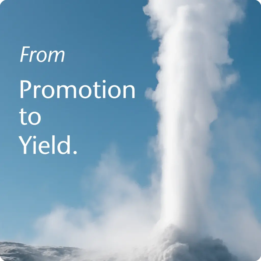 Low-angle New Zealand geyser erupting skyward—symbol of tourism brand financial success and pricing power in tourism brand strategy released on schedule.